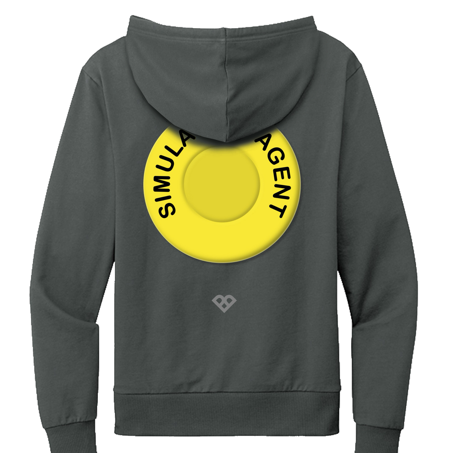 AGENT Unisex 100% Organic French Terry Pullover Hoodie