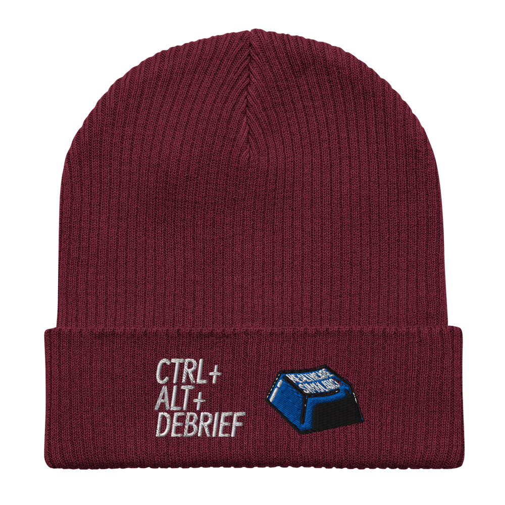 RESET Organic Cotton Ribbed Beanie