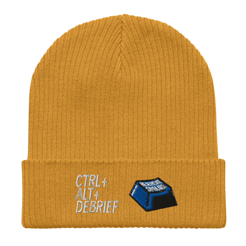 RESET Organic Cotton Ribbed Beanie