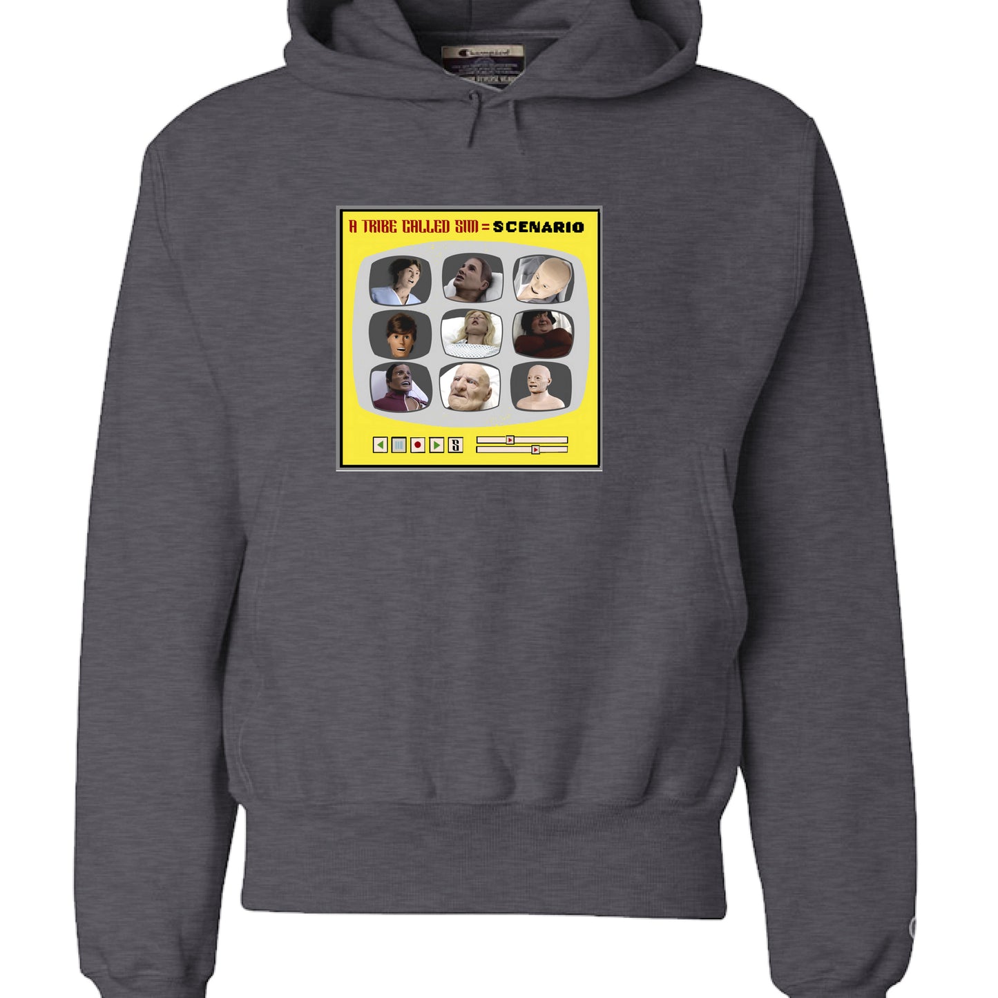 CHARCOAL HEATHER - FRONT